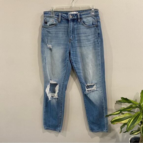 Kancan Lewisburg High Rise Mom Fit Cuffed Hem - Picture 1 of 12